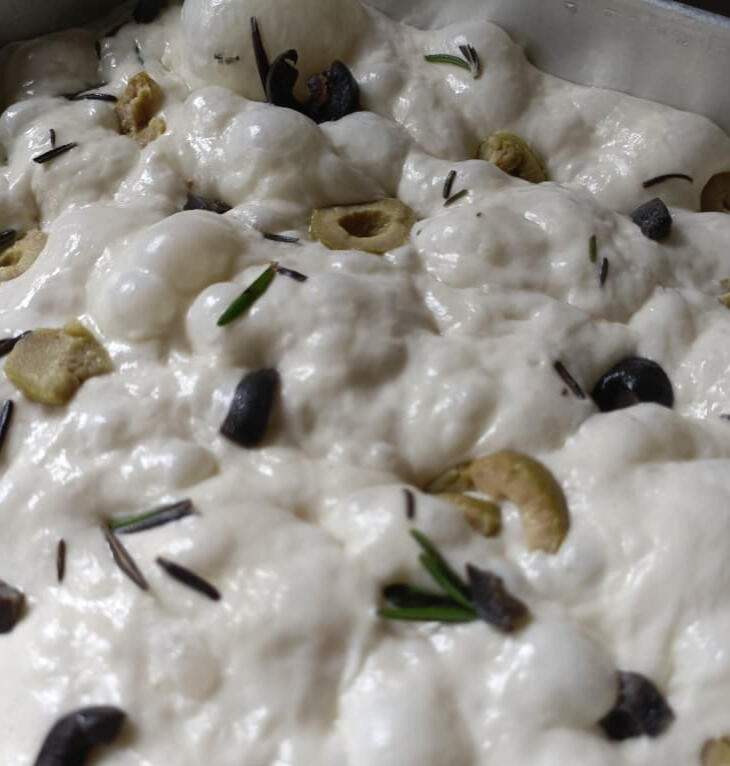 Focacia Unbaked